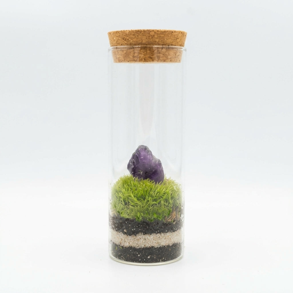Mossarium Crystal Medium - Mineral stone edition