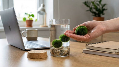 Marimo ball Glass aquarium (5,5x15cm)