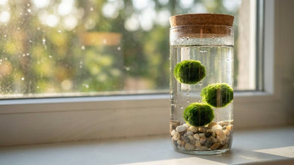 Marimo ball Glass aquarium (5,5x15cm)