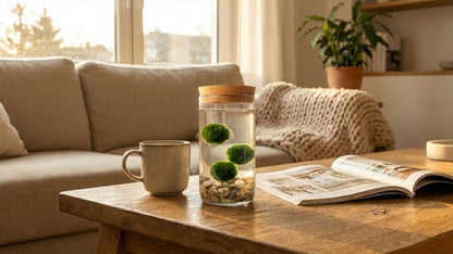 Marimo ball Glass aquarium (5,5x15cm)